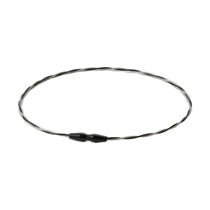 ファイテン Phiten　RAKUWA ネック ワイヤー EXTREME トルネード ブラック×カシミヤシルバー　TG9031