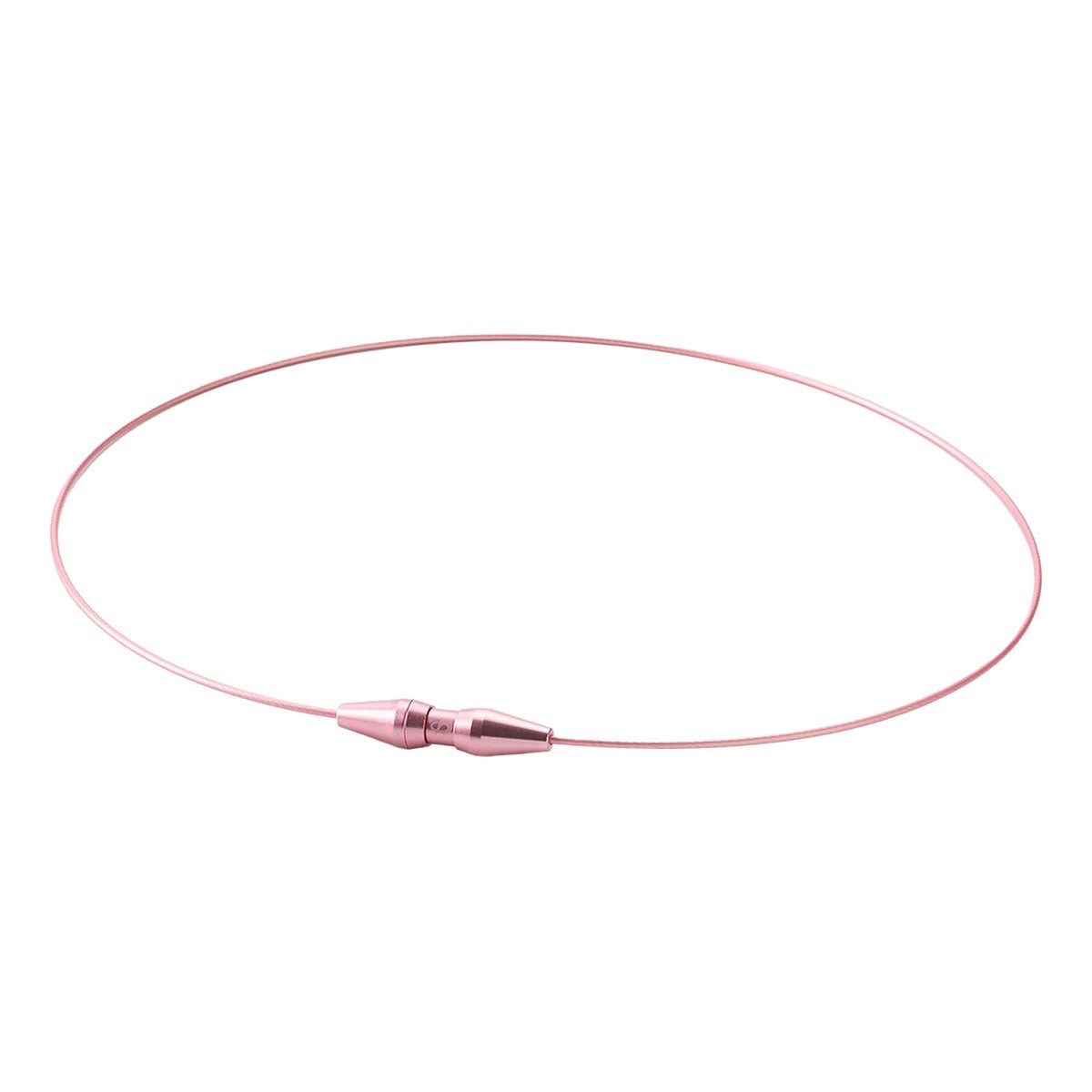 ファイテン Phiten　RAKUWA ネックレス EXTREME ワイヤーシングル 43cm ピンク　TG9041 ピンク