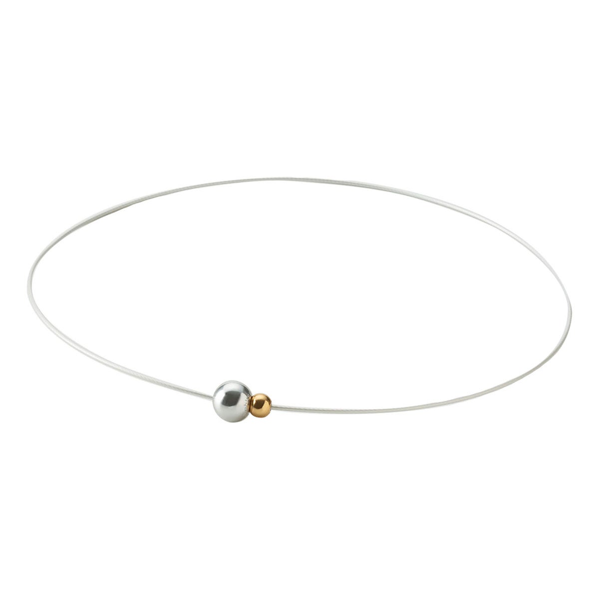 ファイテン Phiten　RAKUWA ネックレス EXTREME ミラーボールツイン シルバー×ゴールド　TG9050 シルバー×ゴールド