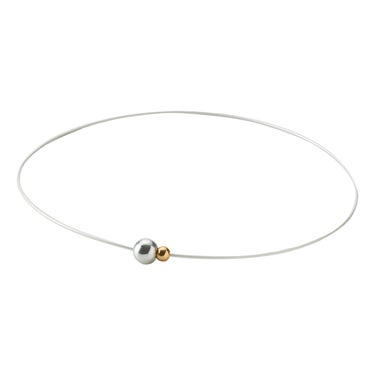 ファイテン Phiten　RAKUWA ネックレス EXTREME ミラーボールツイン シルバー×ゴールド　TG9050 シルバー×ゴールド