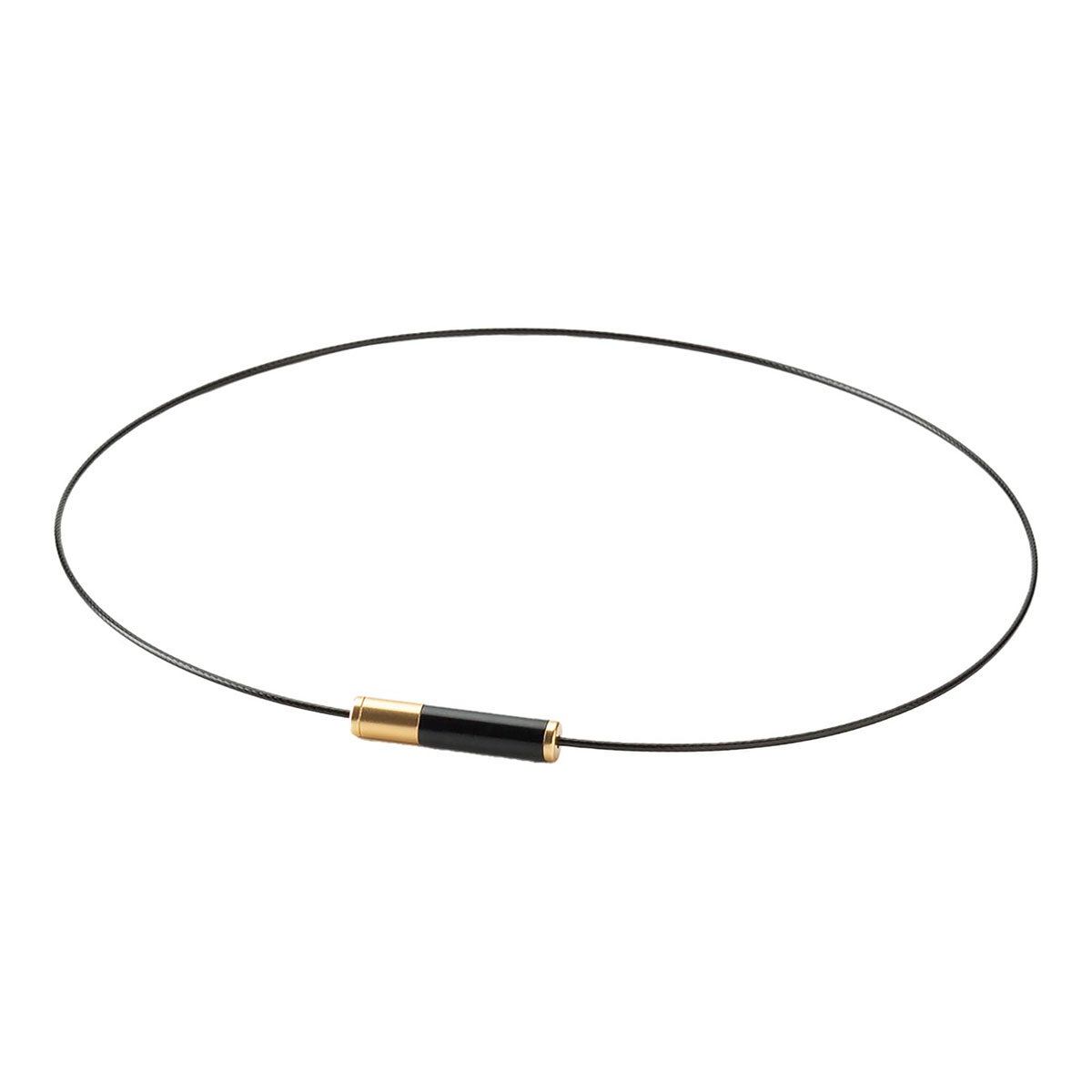 ファイテン Phiten　RAKUWA ネックレス EXTREME ジオメトリー ブラック×ゴールド　TG9061 ブラック×ゴールド