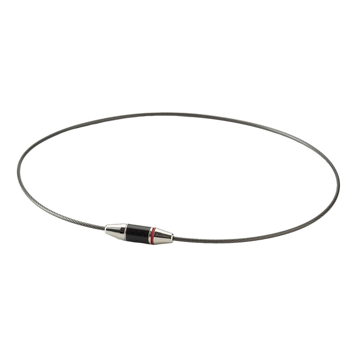 ファイテン Phiten　RAKUWA ネックレス EXTREME カーボン 50cm シルバー　TG9071 シルバー