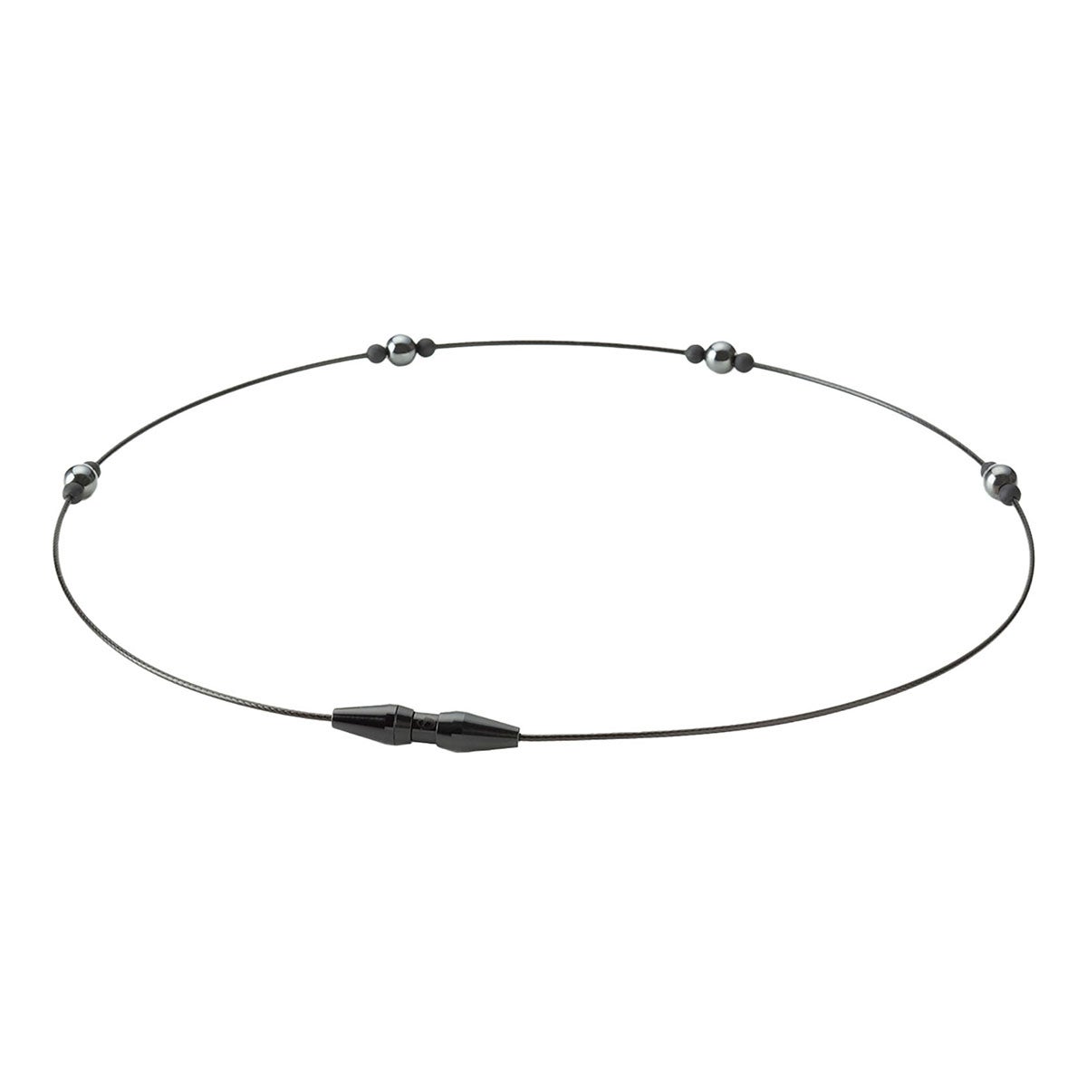 ファイテン Phiten　RAKUWA 磁気ネックレス EXTREME ステーション（管理医療機器） 50cm ブラック　TG9080 ブラック