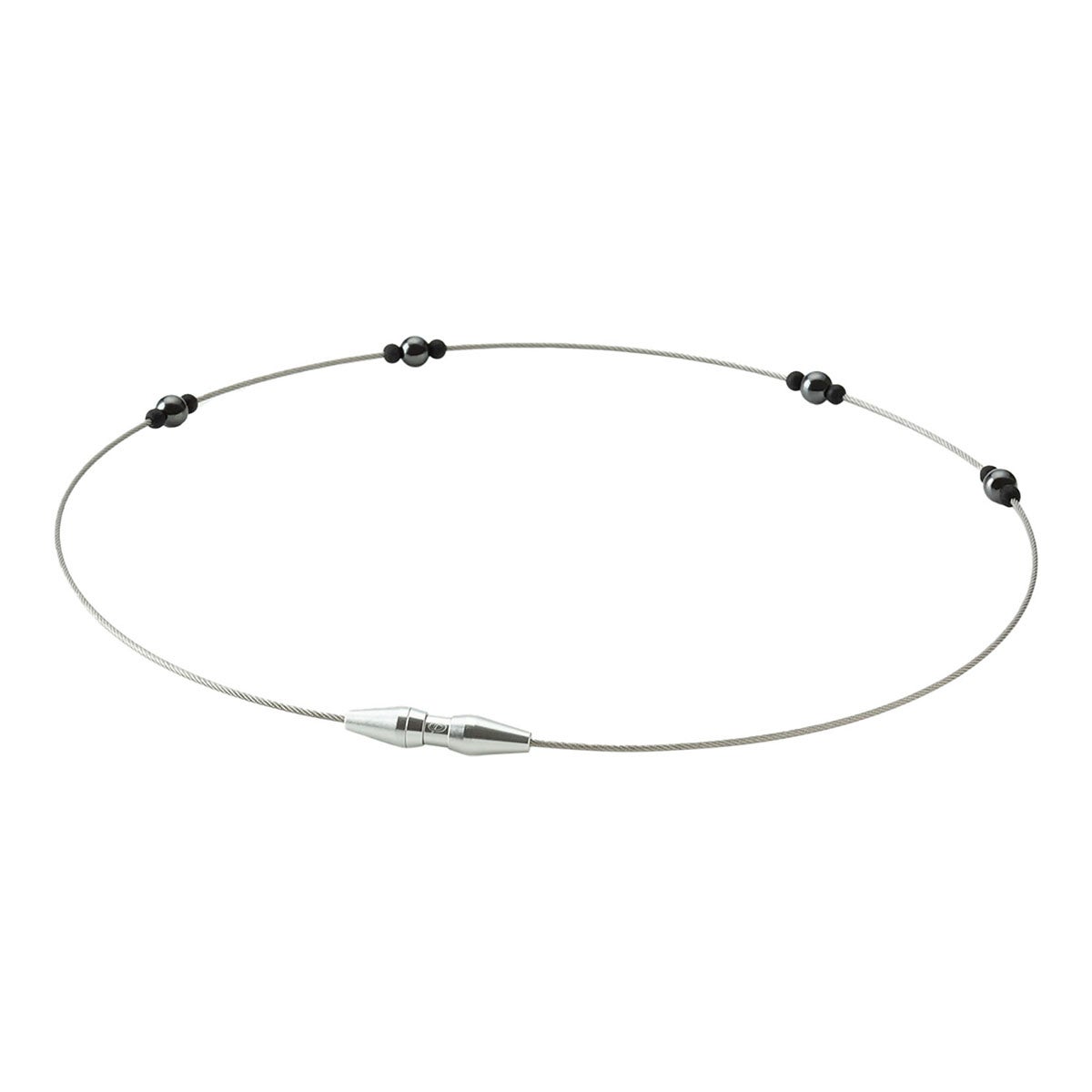 ファイテン Phiten　RAKUWA 磁気ネックレス EXTREME ステーション（管理医療機器） 50cm シルバー　TG9081 シルバー
