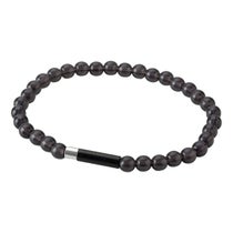 ファイテン Phiten　RAKUWA ブレスレット EXTREME クリスタルタッチ ブラック×シルバー　TG9101