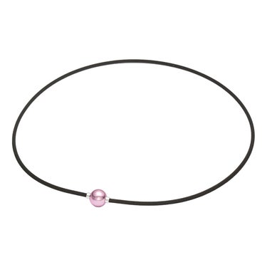 ファイテン Phiten　RAKUWA ネックレス EXTREME ミラーボール（ライト） 40cm ピンク×シルバー　TG9222 ピンク×シルバー