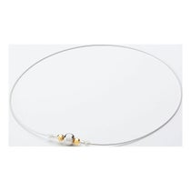 ファイテン Phiten　RAKUWA ネックレスワイヤー ミラーボール シルバー×ゴールド　TG9290