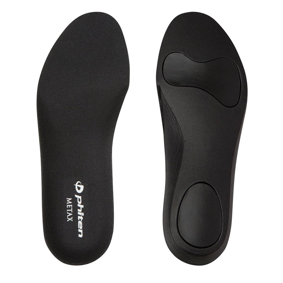 ファイテン Phiten　ボディケア シューズ インソール カップタイプ メタックス ブラック　TI4640 画像2(ALT)