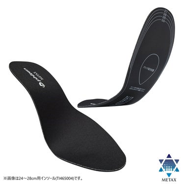 ファイテン Phiten　ボディケア シューズ インソール 中足骨サポートタイプ メタックス ブラック　TI4650