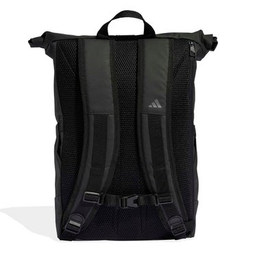 アディダス adidas　adidasハイブリッドバックパック 25L ブラック×リフレクティブシルバー　O0694 画像2(ALT)