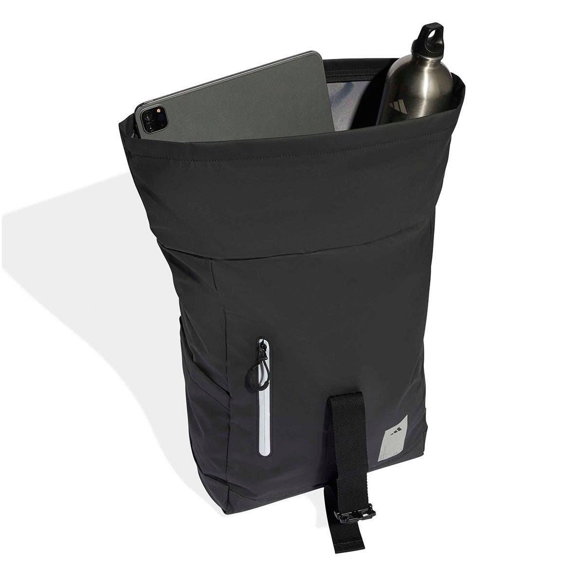 アディダス adidas　adidasハイブリッドバックパック 25L ブラック×リフレクティブシルバー　O0694 画像4(ALT)