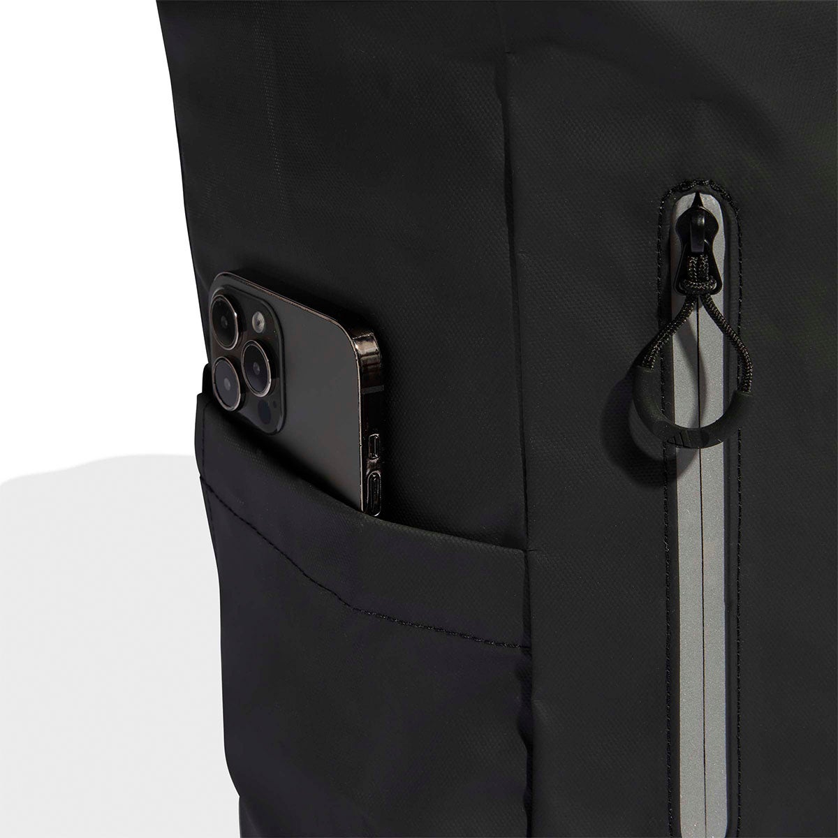 アディダス adidas　adidasハイブリッドバックパック 25L ブラック×リフレクティブシルバー　O0694 画像6(ALT)