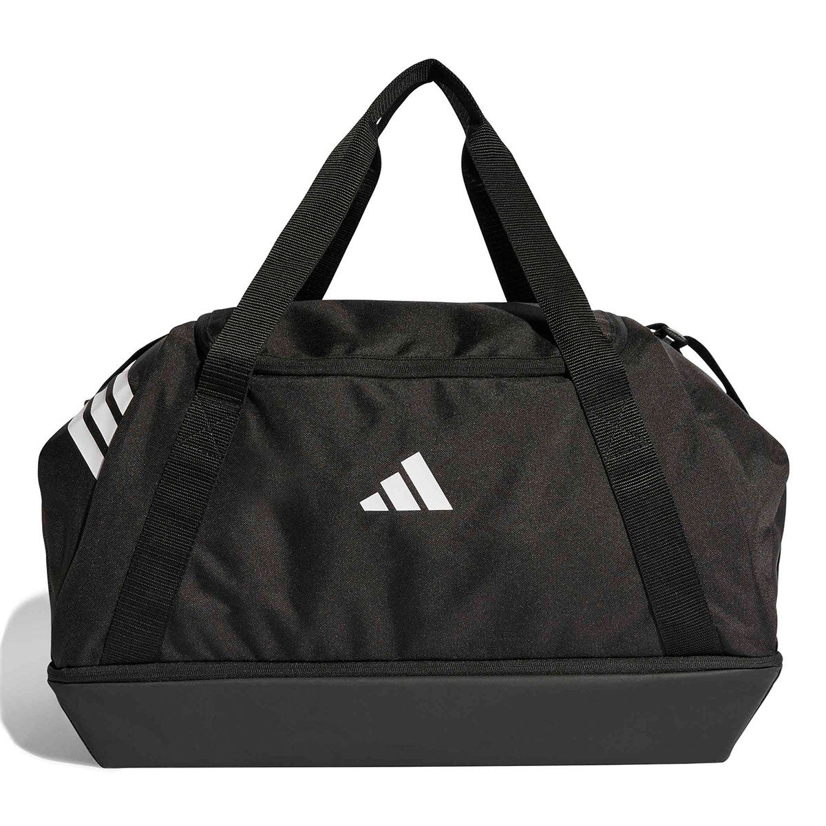 アディダス adidas ティロ ダッフルバッグ ミディアム ボトムコンパートメント付き 51.57L ブラック×ホワイト SS379