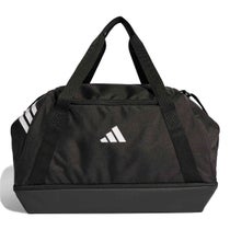 アディダス adidas　ティロ ダッフルバッグ ミディアム ボトムコンパートメント付き 51.57L ブラック×ホワイト　SS379