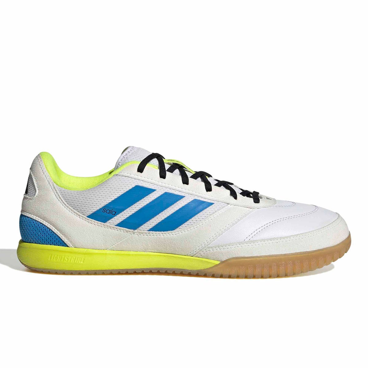 アディダス adidas　トップサラ コンペティション II インドアサッカーシューズ フットウェアホワイト×ルシッドレイブルー×ソーラーイエロー　JP6983 フットウェアホワイト（JP6983）