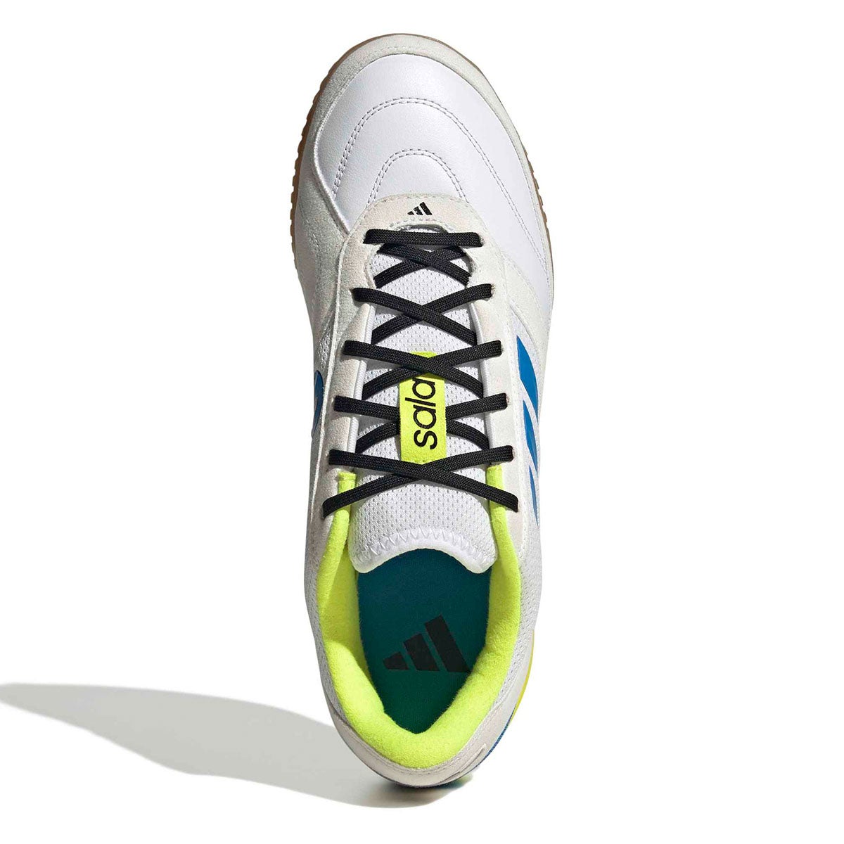 アディダス adidas　トップサラ コンペティション II インドアサッカーシューズ フットウェアホワイト×ルシッドレイブルー×ソーラーイエロー　JP6983 フットウェアホワイト（JP6983） 画像3(ALT)