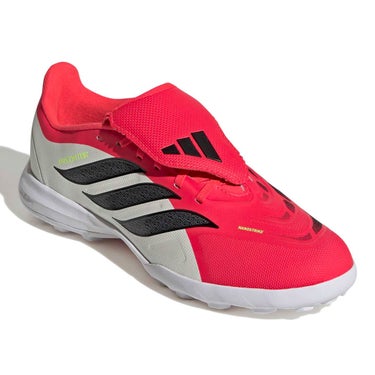 アディダス adidas　プレデター LEAGUE 折り返しシュータン TF サッカー キッズ / ターフ用（トレーニングシューズ）/ PREDATOR LEAGUE Fold-Over Tongue Turf Football Kids ルシッドレッド×コアブラック×フットウェアホワイト　JR79 ルシッドレッド（JR7917） 画像4(ALT)