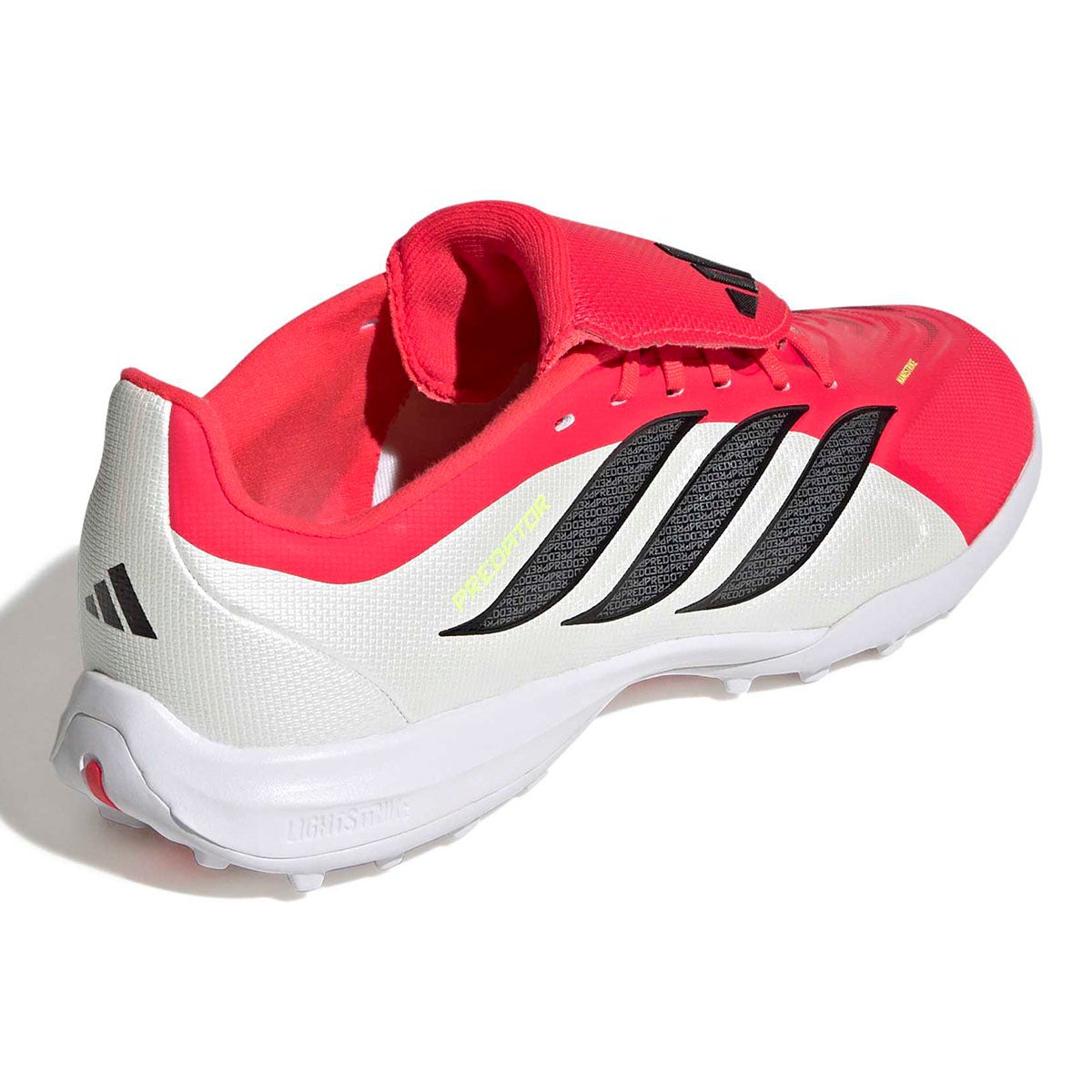 アディダス adidas　プレデター LEAGUE 折り返しシュータン TF サッカー キッズ / ターフ用（トレーニングシューズ）/ PREDATOR LEAGUE Fold-Over Tongue Turf Football Kids ルシッドレッド×コアブラック×フットウェアホワイト　JR79 ルシッドレッド（JR7917） 画像5(ALT)