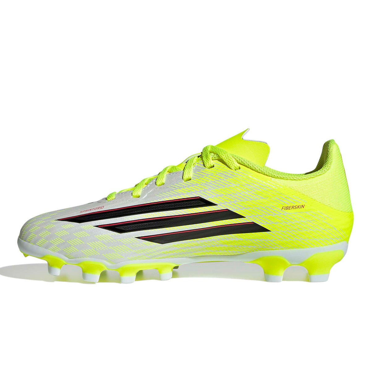 アディダス adidas　F50 リーグ マルチグラウンド用 サッカースパイク キッズ / F50 LEAGUE Multi Ground Football Boots Kids チームソーラーイエロー×コアブラック×ルシッドレッド　JR9022 ソーラーイエロー（JR9022） 画像4(ALT)