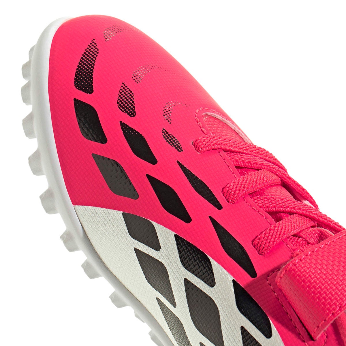 アディダス adidas　キッズ プレデター CLUB フックアンドループ TF / ターフ用（トレーニングシューズ） / PREDATOR CLUB Hook-and-Loop Turf Football Kids ルシッドレッド×コアブラック×フットウェアホワイト　JS0367 ルシッドレッド（JS0367） 画像7(ALT)