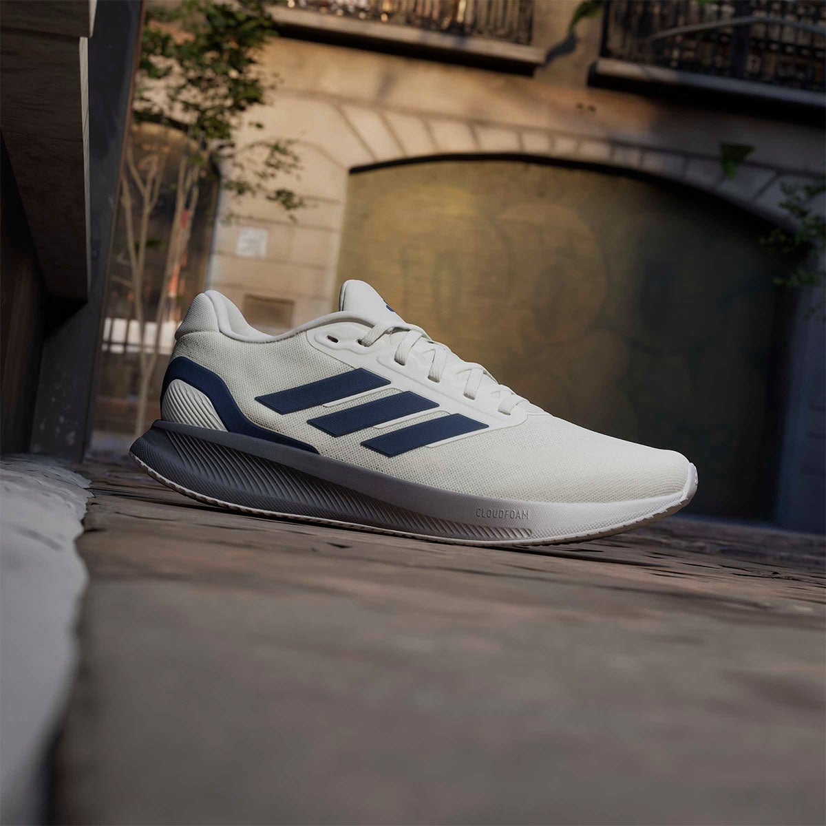 アディダス adidas　コアランナー 5 ランニング / CORERUNNER 5 Running オフホワイト×ダークブルー×ダッシュグレー　JQ6977 オフホワイト（JQ6977） 画像9(ALT)