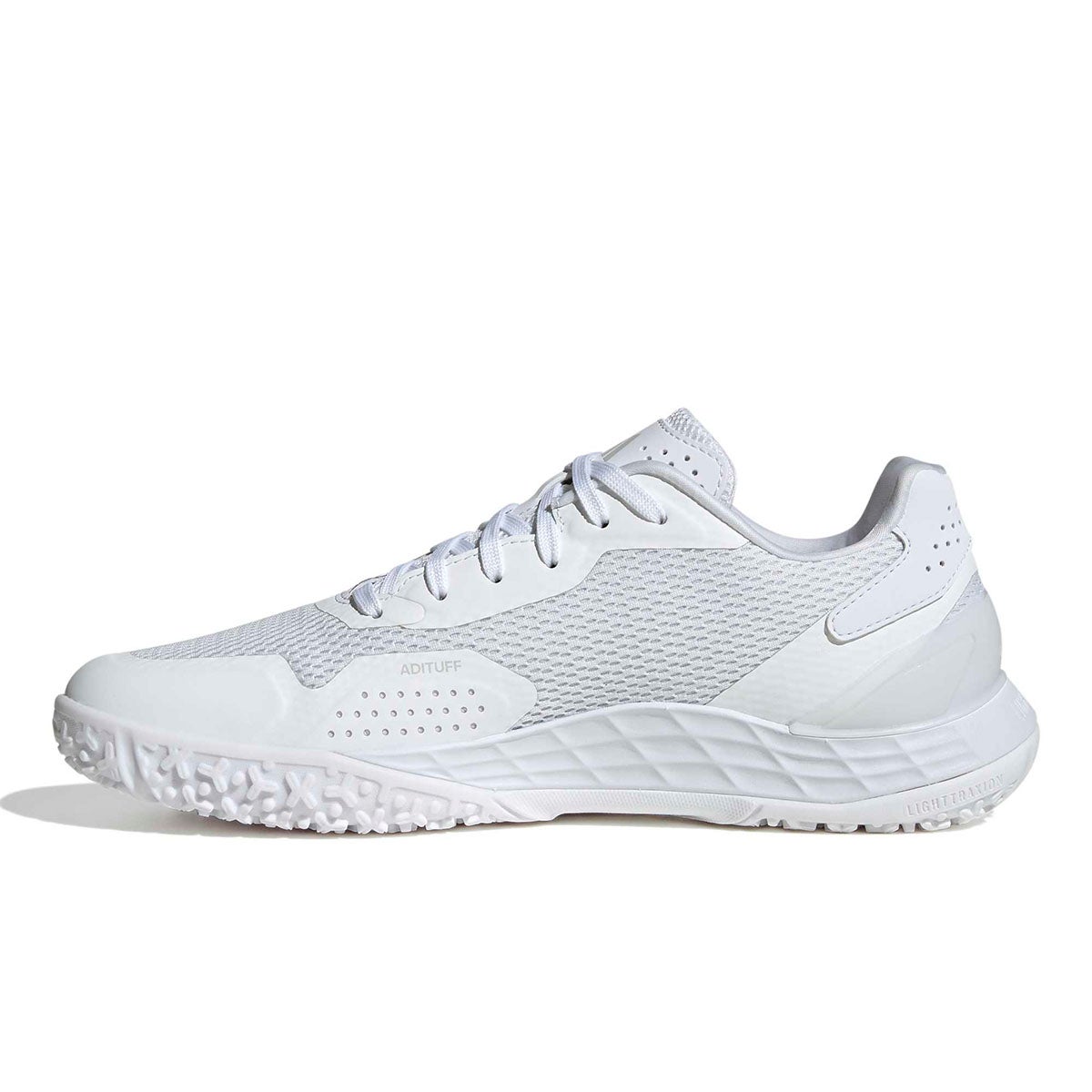 アディダス adidas　デファイアント スピード2 メンズ テニスシューズ / Defiant Speed 2 Mens Tennis Shoes フットウェアホワイト×フットウェアホワイト×グレーワン　KJ3191 フットウェアホワイト（KJ3191） 画像4(ALT)