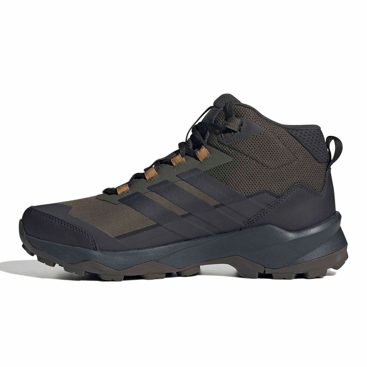 アディダス adidas　テレックス スカイチェイサー AX5 ミッド GORE-TEX ハイキング / Terrex Skychaser AX5 Mid GORE-TEX Hiking Shoes シャドーオリーブ×カーボン×ブロンズストレータ　 シャドーオリーブ（JR3980） 画像4(ALT)