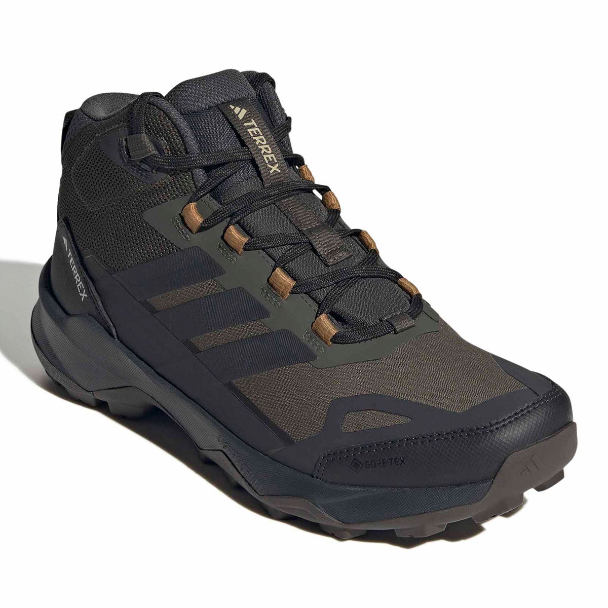 アディダス adidas　テレックス スカイチェイサー AX5 ミッド GORE-TEX ハイキング / Terrex Skychaser AX5 Mid GORE-TEX Hiking Shoes シャドーオリーブ×カーボン×ブロンズストレータ　 シャドーオリーブ（JR3980） 画像5(ALT)
