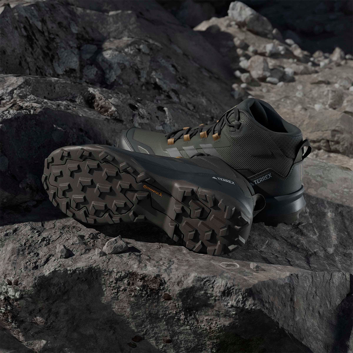 アディダス adidas　テレックス スカイチェイサー AX5 ミッド GORE-TEX ハイキング / Terrex Skychaser AX5 Mid GORE-TEX Hiking Shoes シャドーオリーブ×カーボン×ブロンズストレータ　 シャドーオリーブ（JR3980） 画像10(ALT)