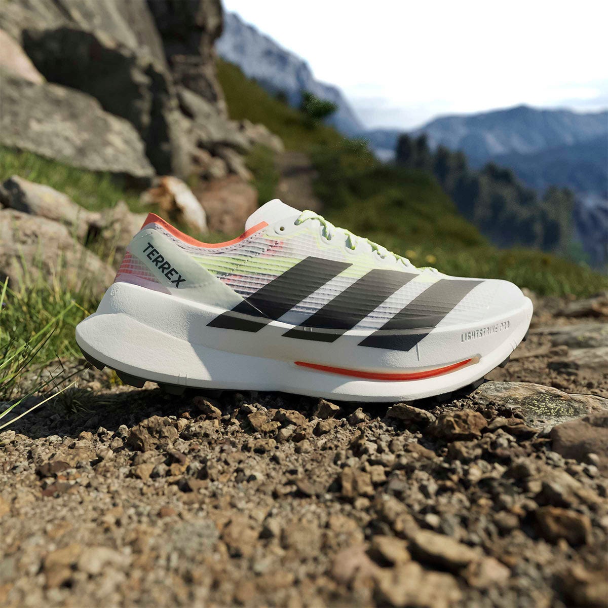 アディダス adidas　テレックス アグラヴィック スピード ウルトラ 2 トレイルランニング / Terrex Agravic Speed Ultra 2 Trail Running フットウェアホワイト×コアブラック×セミインパクトオレンジ　JS3534 フットウェアホワイト（JS3534） 画像9(ALT)
