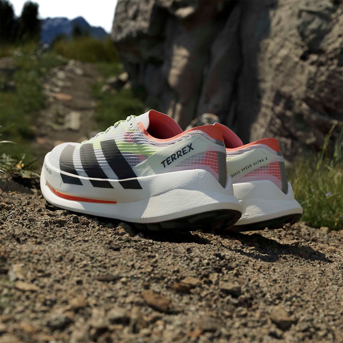 アディダス adidas　テレックス アグラヴィック スピード ウルトラ 2 トレイルランニング / Terrex Agravic Speed Ultra 2 Trail Running フットウェアホワイト×コアブラック×セミインパクトオレンジ　JS3534 フットウェアホワイト（JS3534） 画像12(ALT)