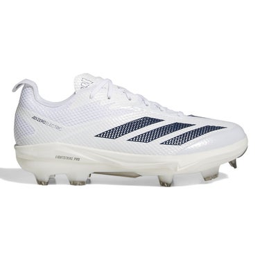 アディダス adidas　アディゼロ エレクトリック 2.0 TPUクリート フットウェアホワイト×チームネイビーブルー×フットウェアホワイト　JI1486 フットウェアホワイト（JI1486）