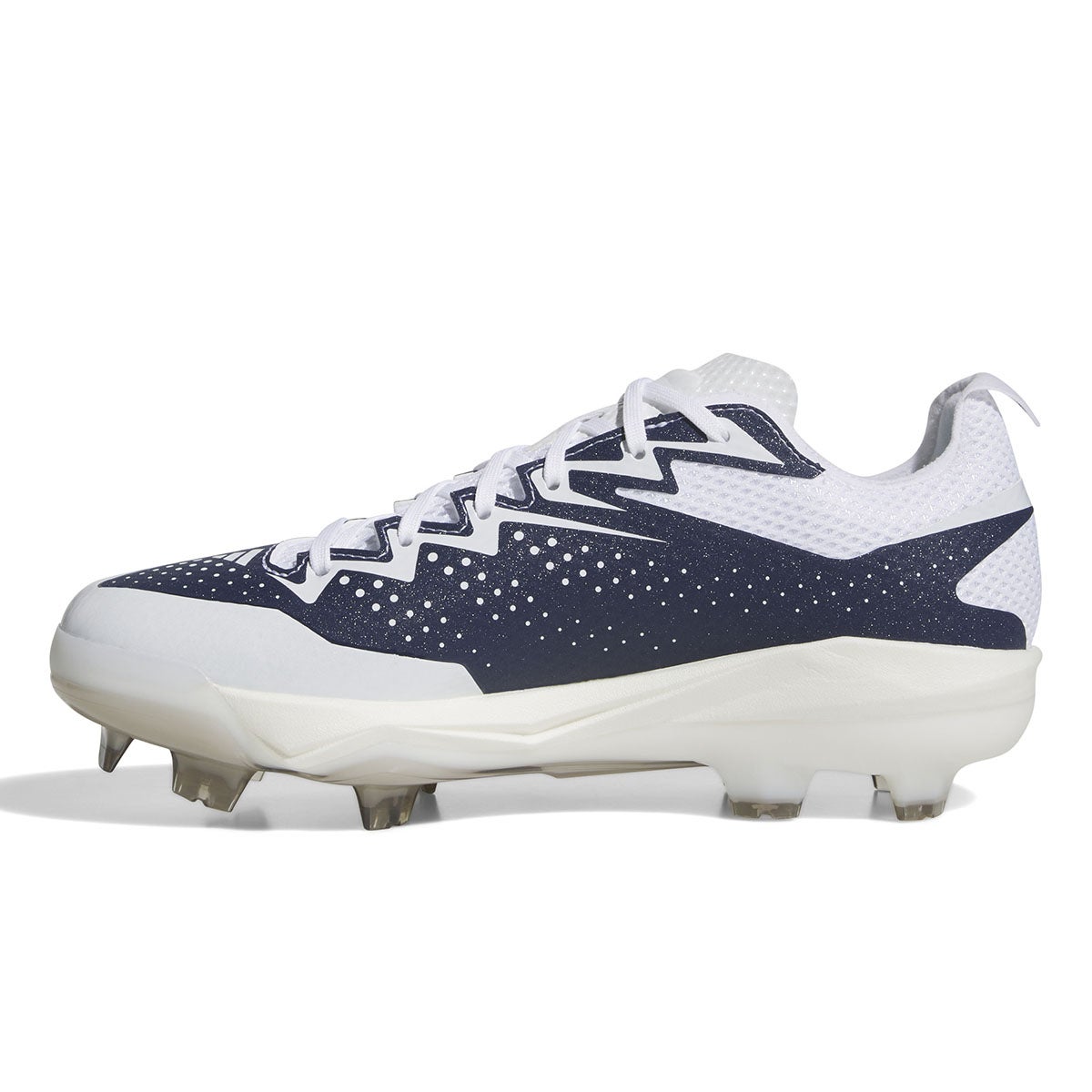 アディダス adidas　アディゼロ エレクトリック 2.0 TPUクリート フットウェアホワイト×チームネイビーブルー×フットウェアホワイト　JI1486 フットウェアホワイト（JI1486） 画像4(ALT)