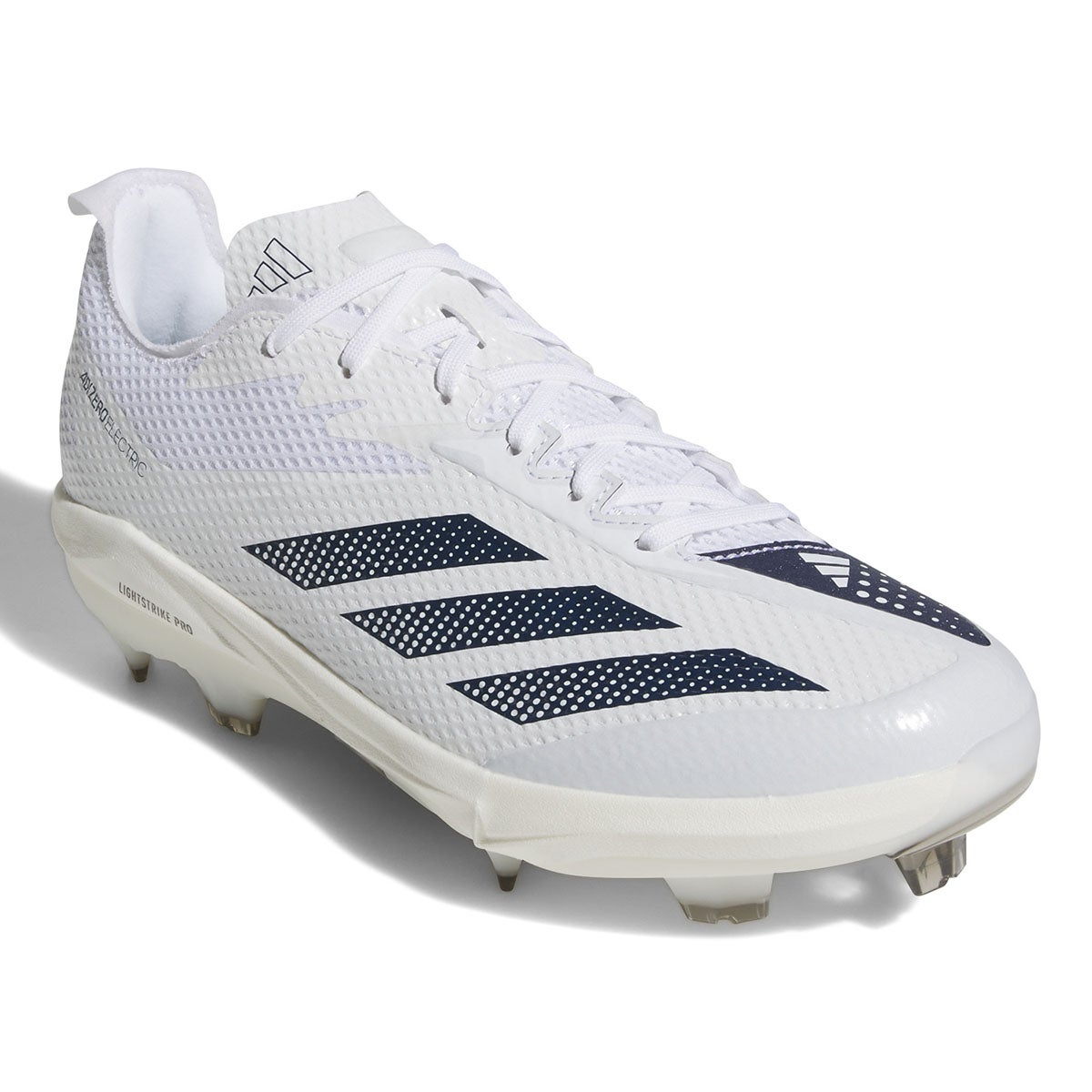 アディダス adidas　アディゼロ エレクトリック 2.0 TPUクリート フットウェアホワイト×チームネイビーブルー×フットウェアホワイト　JI1486 フットウェアホワイト（JI1486） 画像5(ALT)