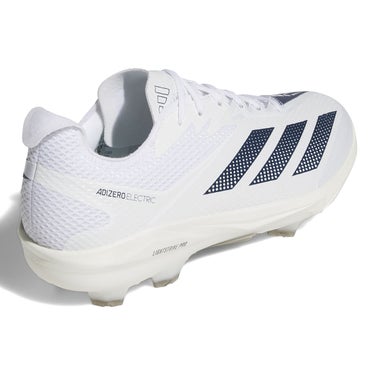 アディダス adidas　アディゼロ エレクトリック 2.0 TPUクリート フットウェアホワイト×チームネイビーブルー×フットウェアホワイト　JI1486 フットウェアホワイト（JI1486） 画像6(ALT)