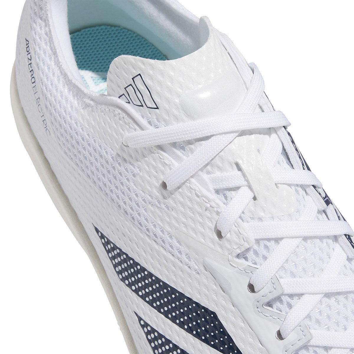 アディダス adidas　アディゼロ エレクトリック 2.0 TPUクリート フットウェアホワイト×チームネイビーブルー×フットウェアホワイト　JI1486 フットウェアホワイト（JI1486） 画像7(ALT)