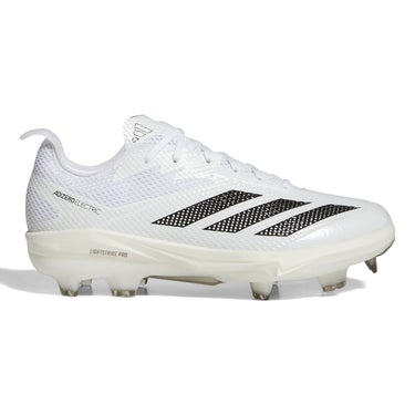 アディダス adidas　アディゼロ エレクトリック 2.0 TPUクリート フットウェアホワイト×コアブラック×シルバーメタリック　JI1490 フットウェアホワイト（JI1490）