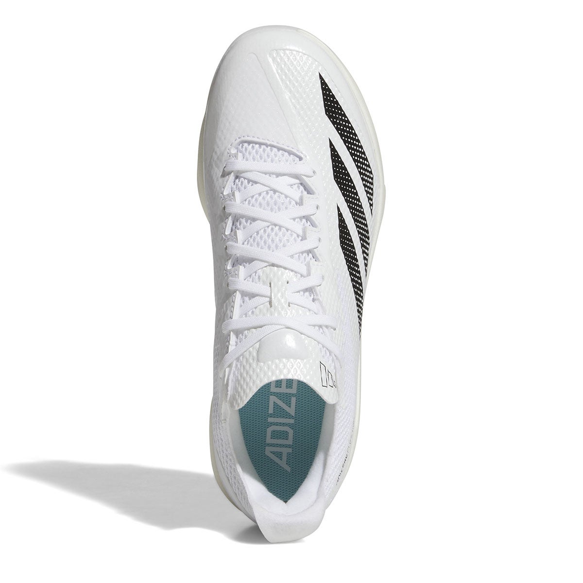 アディダス adidas　アディゼロ エレクトリック 2.0 TPUクリート フットウェアホワイト×コアブラック×シルバーメタリック　JI1490 フットウェアホワイト（JI1490） 画像2(ALT)