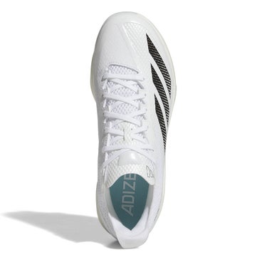 アディダス adidas　アディゼロ エレクトリック 2.0 TPUクリート フットウェアホワイト×コアブラック×シルバーメタリック　JI1490 フットウェアホワイト（JI1490） 画像2(ALT)