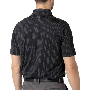 フットジョイ FootJoy　メンズ ドットプリント 半袖 ポロシャツ FJ-S24-BE02 画像3(ALT)