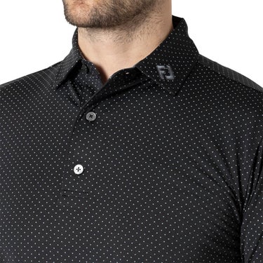 フットジョイ FootJoy　メンズ ドットプリント 半袖 ポロシャツ FJ-S24-BE02 画像4(ALT)