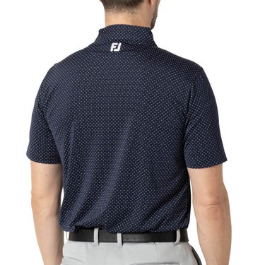 フットジョイ FootJoy　メンズ ドットプリント 半袖 ポロシャツ FJ-S24-BE02 画像6(ALT)