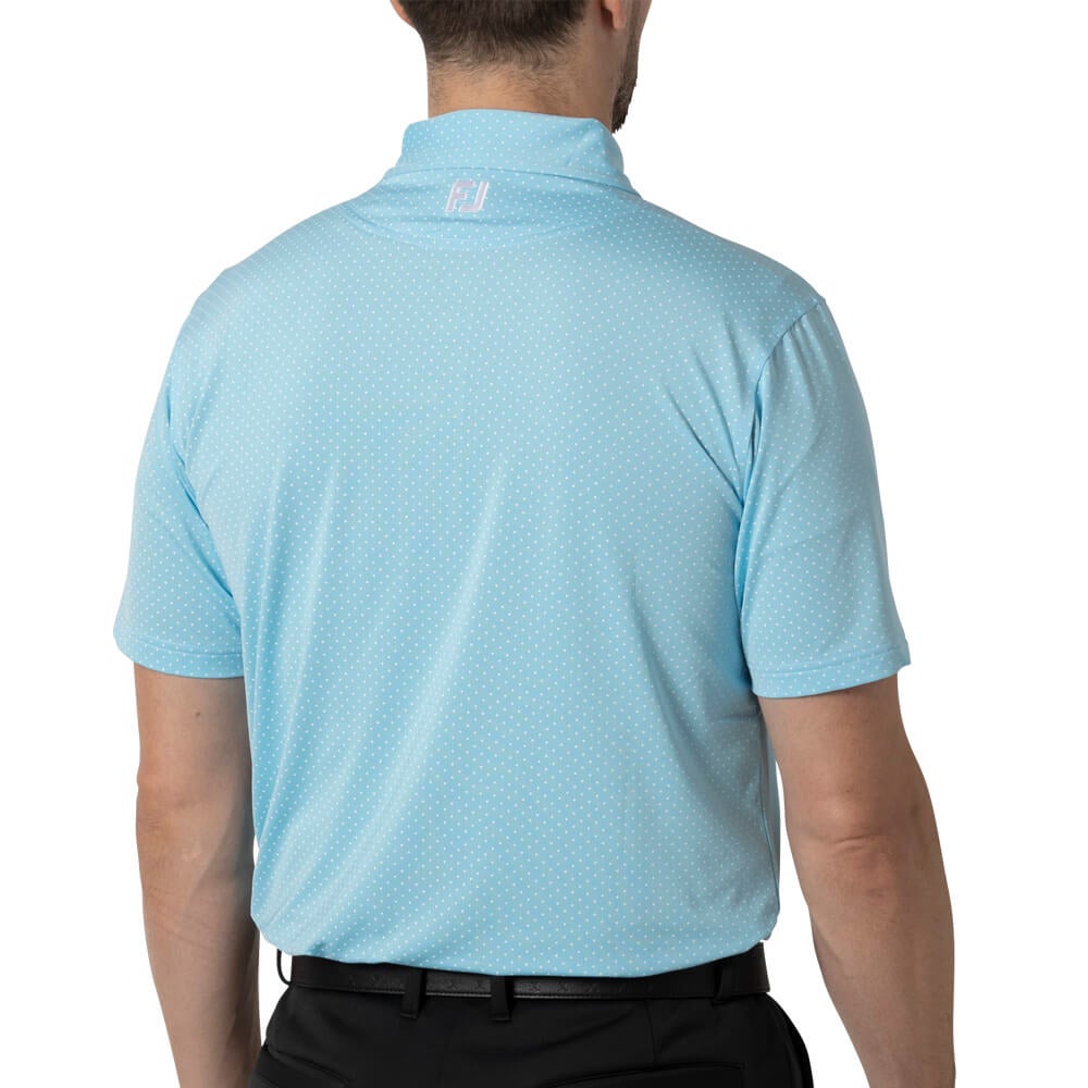 フットジョイ FootJoy　メンズ ドットプリント 半袖 ポロシャツ FJ-S24-BE02 画像9(ALT)