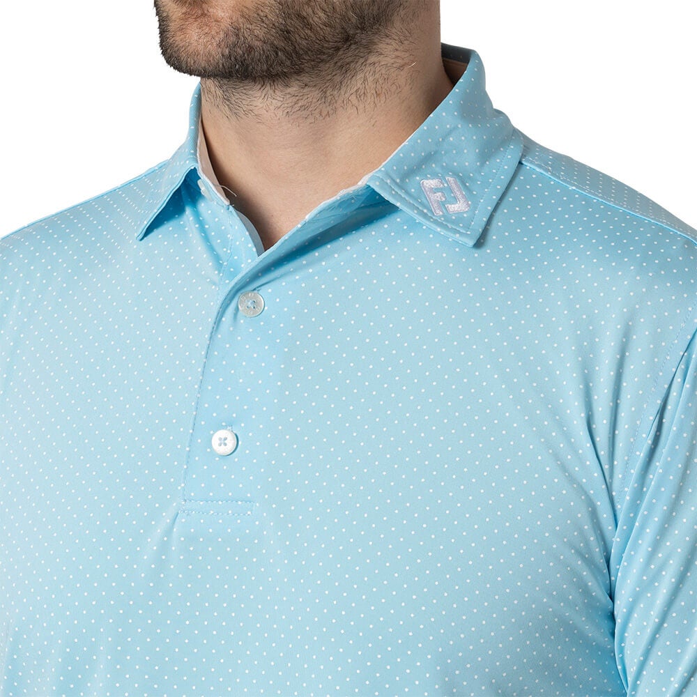 フットジョイ FootJoy メンズ ドットプリント 半袖 ポロシャツ FJ-S24