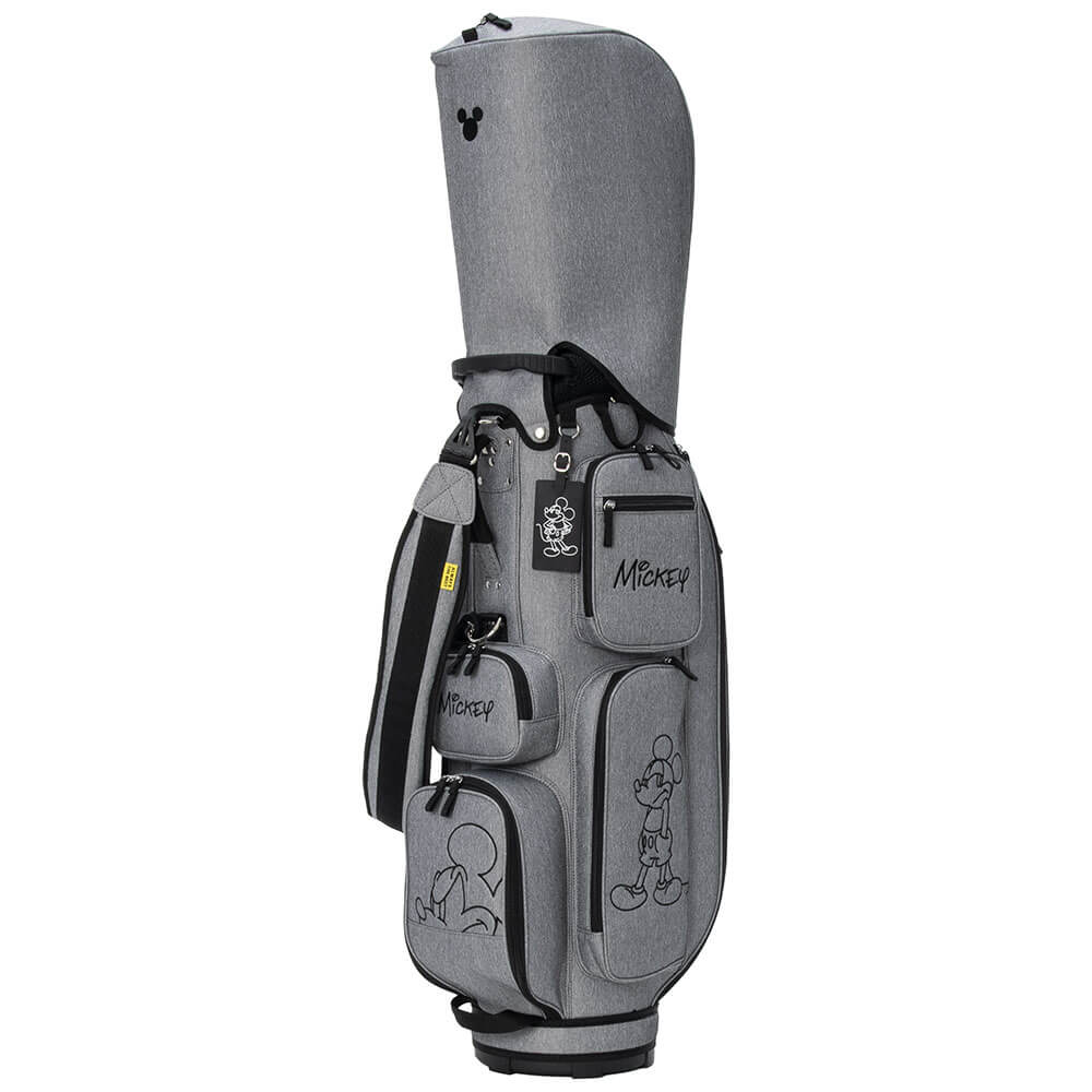 ディズニー ミッキー ラインアート キャディバッグ XYMG6SC2 19 グレー　2026年モデル グレー 画像2(ALT)