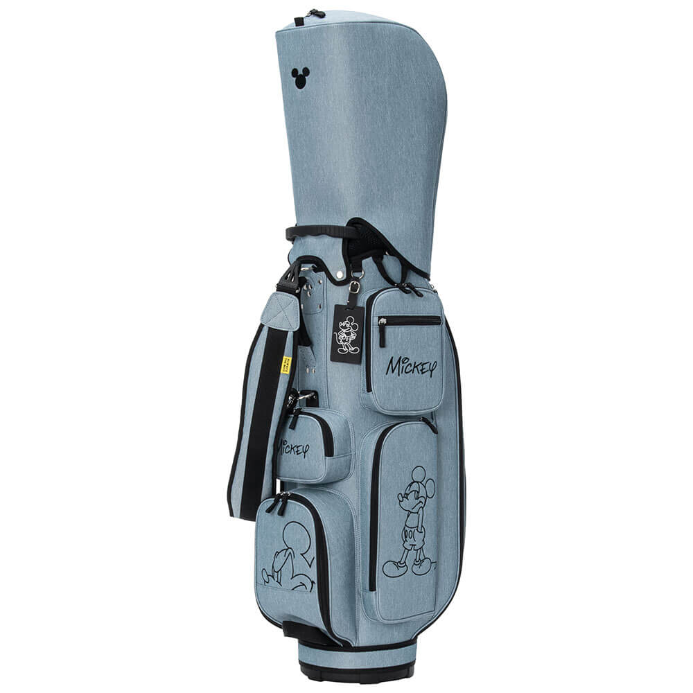 ディズニー ミッキー ラインアート キャディバッグ XYMG6SC2 34 ブルー　2026年モデル ブルー 画像2(ALT)