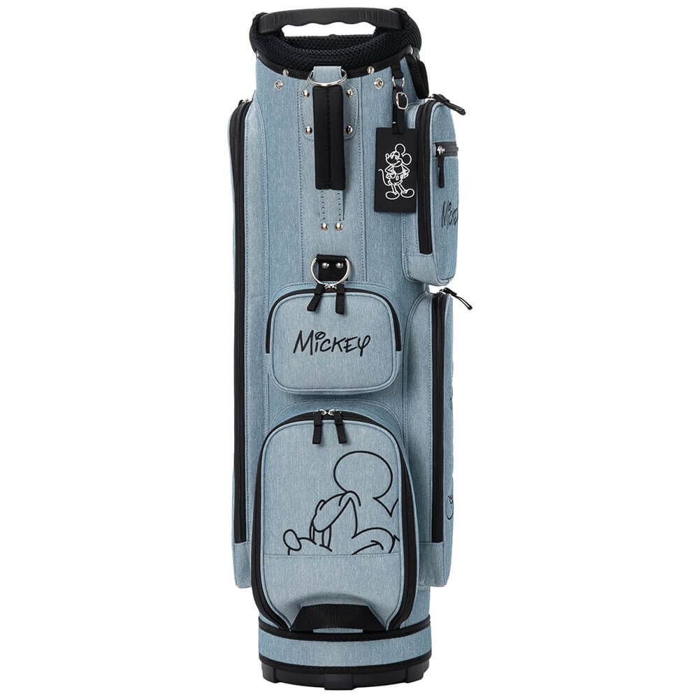 ディズニー ミッキー ラインアート キャディバッグ XYMG6SC2 34 ブルー　2026年モデル ブルー 画像3(ALT)
