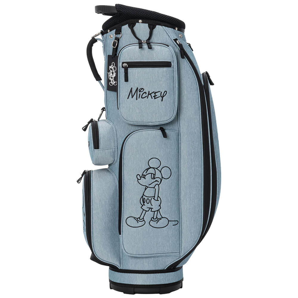 ディズニー ミッキー ラインアート キャディバッグ XYMG6SC2 34 ブルー　2026年モデル ブルー 画像6(ALT)