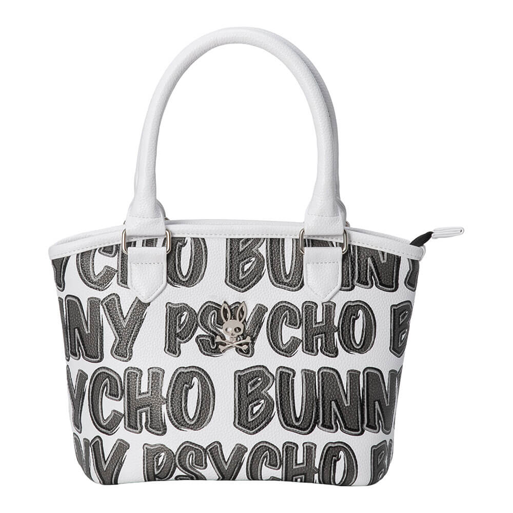 サイコバニー PsychoBunny　EXCLUSIVE EDITION ラウンドバッグ PBMG6AB2 00 ホワイト　2026年モデル ホワイト