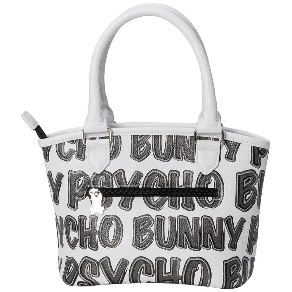 サイコバニー PsychoBunny　EXCLUSIVE EDITION ラウンドバッグ PBMG6AB2 00 ホワイト　2026年モデル ホワイト 画像2(ALT)